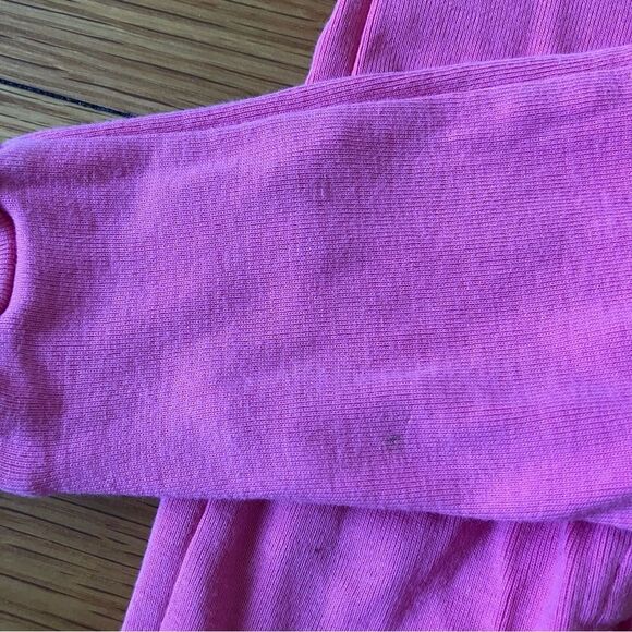 Primary Pink Cotton Snap One Piece Romper Pajamas Sleeper 18-24 - Picture 6 of 6